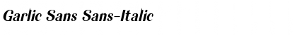 Download Garlic Sans Font Download Garlic Sans Font
