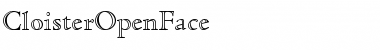 Download CloisterOpenFace Font Download CloisterOpenFace Font