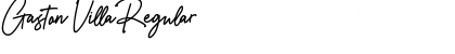 Download Gaston Villa Font Download Gaston Villa Font