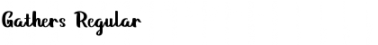 Download Gathers Font Download Gathers Font