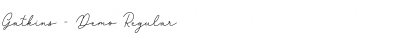 Download Gatkins - Demo Font Download Gatkins - Demo Font