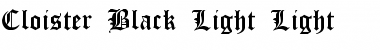 Download Cloister_Black-Light-Light Font Download Cloister_Black-Light-Light Font