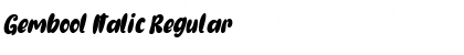 Download Gembool Italic Font Download Gembool Italic Font