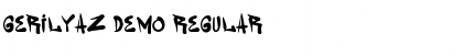 Download Gerilyaz Demo Font Download Gerilyaz Demo Font