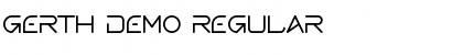Download Gerth Demo Font Download Gerth Demo Font