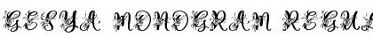 Download Gesya Monogram Font Download Gesya Monogram Font