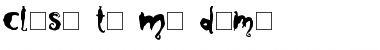 Download Close to Me Demo Font Download Close to Me Demo Font