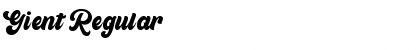 Download Gient Font Download Gient Font