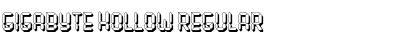 Download Gigabyte Hollow Font Download Gigabyte Hollow Font