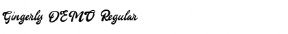 Download Gingerly DEMO Font Download Gingerly DEMO Font
