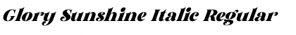 Download Glory Sunshine Italic Font Download Glory Sunshine Italic Font