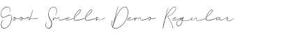 Download Good Smells Demo Font Download Good Smells Demo Font