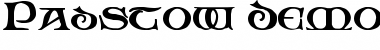 Download Padstow Demo Font Download Padstow Demo Font