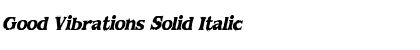 Download Good Vibrations Solid Font Download Good Vibrations Solid Font