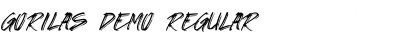 Download GORILAS Demo Font Download GORILAS Demo Font