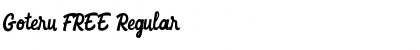 Download Goteru FREE Font Download Goteru FREE Font