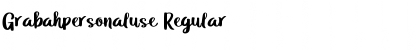 Download Grabahpersonaluse Font Download Grabahpersonaluse Font