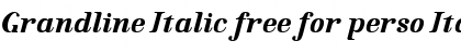 Download Grandline Italic free for perso Font Download Grandline Italic free for perso Font