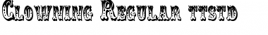 Download Clowning Font Download Clowning Font