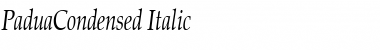 Download PaduaCondensed Font Download PaduaCondensed Font