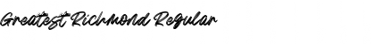 Download Greatest Richmond Font Download Greatest Richmond Font