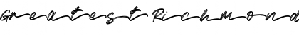 Download Greatest Richmond Alternate Thr Font Download Greatest Richmond Alternate Thr Font