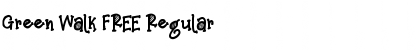 Download Green Walk FREE Font Download Green Walk FREE Font