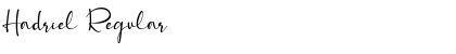Download Hadriel Font Download Hadriel Font
