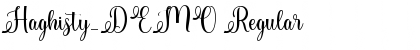 Download Haghisty_DEMO Font Download Haghisty_DEMO Font
