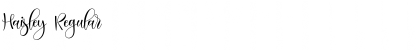 Download Haisley Font Download Haisley Font