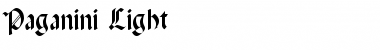 Download Paganini-Light Font Download Paganini-Light Font