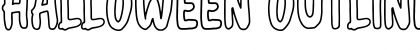Download halloween outline Font Download halloween outline Font