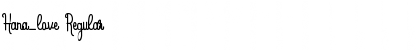 Download Hana_love Font Download Hana_love Font