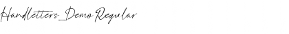 Download Handletters_Demo Font Download Handletters_Demo Font