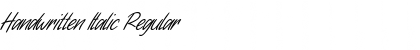 Download Handwritten Italic Font Download Handwritten Italic Font