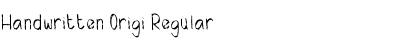 Download Handwritten Origi Font Download Handwritten Origi Font