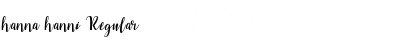 Download hanna hanni Font Download hanna hanni Font