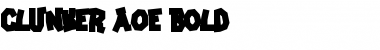 Download Clunker AOE Font Download Clunker AOE Font