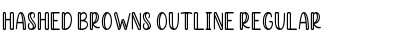 Download Hashed Browns Outline Font Download Hashed Browns Outline Font