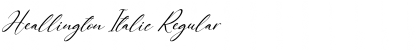 Download Heallington Italic Font Download Heallington Italic Font