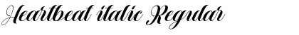 Download Heartbeat italic Font Download Heartbeat italic Font