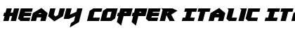 Download Heavy Copper Italic Font Download Heavy Copper Italic Font