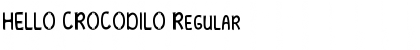 Download HELLO CROCODILO Font Download HELLO CROCODILO Font