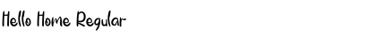 Download Hello Home Font Download Hello Home Font