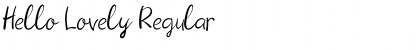 Download Hello Lovely Font Download Hello Lovely Font