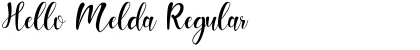 Download Hello Melda Font Download Hello Melda Font