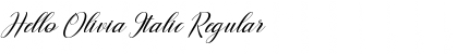 Download Hello Olivia Italic Font Download Hello Olivia Italic Font