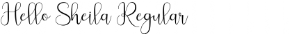 Download Hello Sheila Font Download Hello Sheila Font
