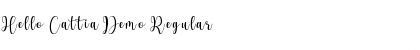 Download Hello Cattia Demo Font Download Hello Cattia Demo Font