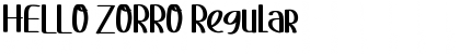 Download HELLO ZORRO Font Download HELLO ZORRO Font